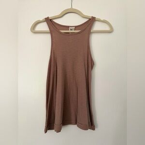 Free People Ribbed Tank Top - Tan